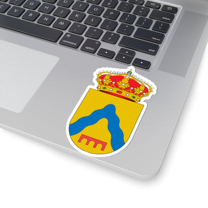 Escudo de Asín (Spain) (Coat of Arms) STICKER Vinyl Kiss-Cut Decal