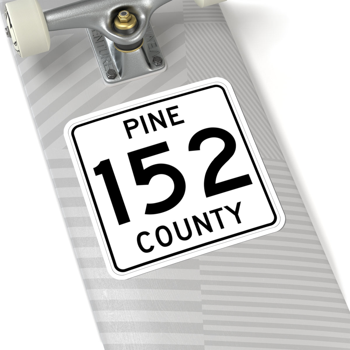 Pine County Route 152 MN (Minnesota) (Road Sign) STICKER Vinyl Kiss-Cut Decal