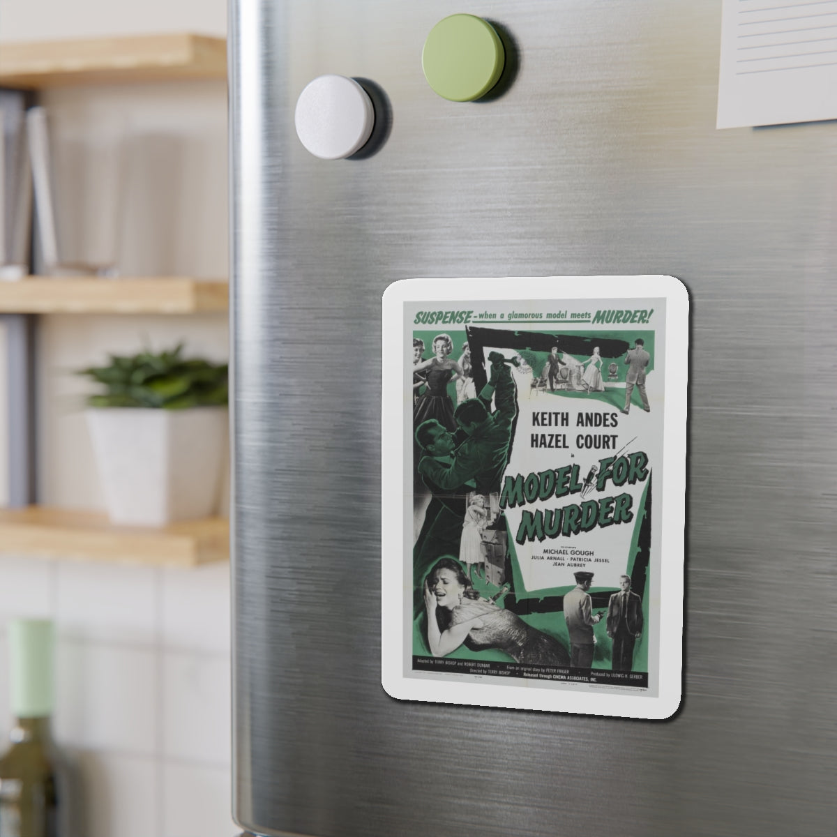 MODEL FOR MURDER 1959 Movie Poster - Refrigerator Magnet-The Sticker Space