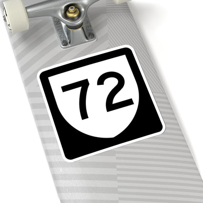 PR urban primary 72 (Puerto Rico) (Road Sign) STICKER Vinyl Kiss-Cut Decal