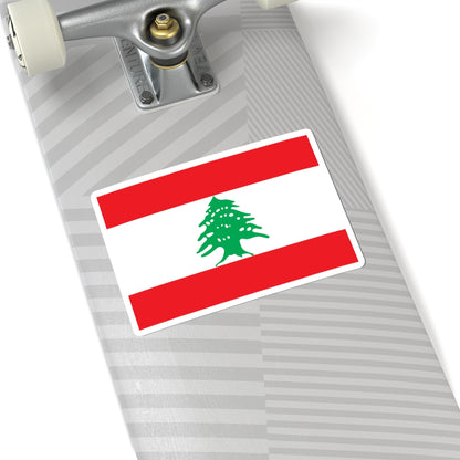 Flag of Lebanon WFB (Lebanon) STICKER Vinyl Kiss-Cut Decal
