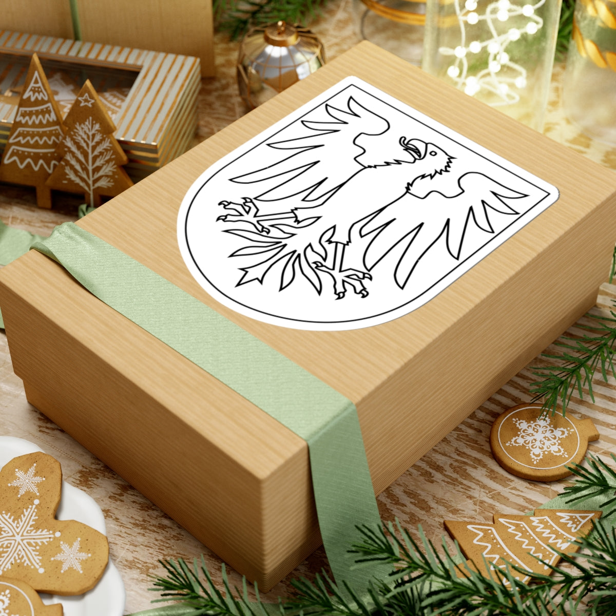 Undersvik vapen (Sweden) (Coat of Arms) STICKER Vinyl Kiss-Cut Decal