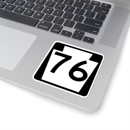 PA-76 (Pennsylvania) (Road Sign) STICKER Vinyl Kiss-Cut Decal