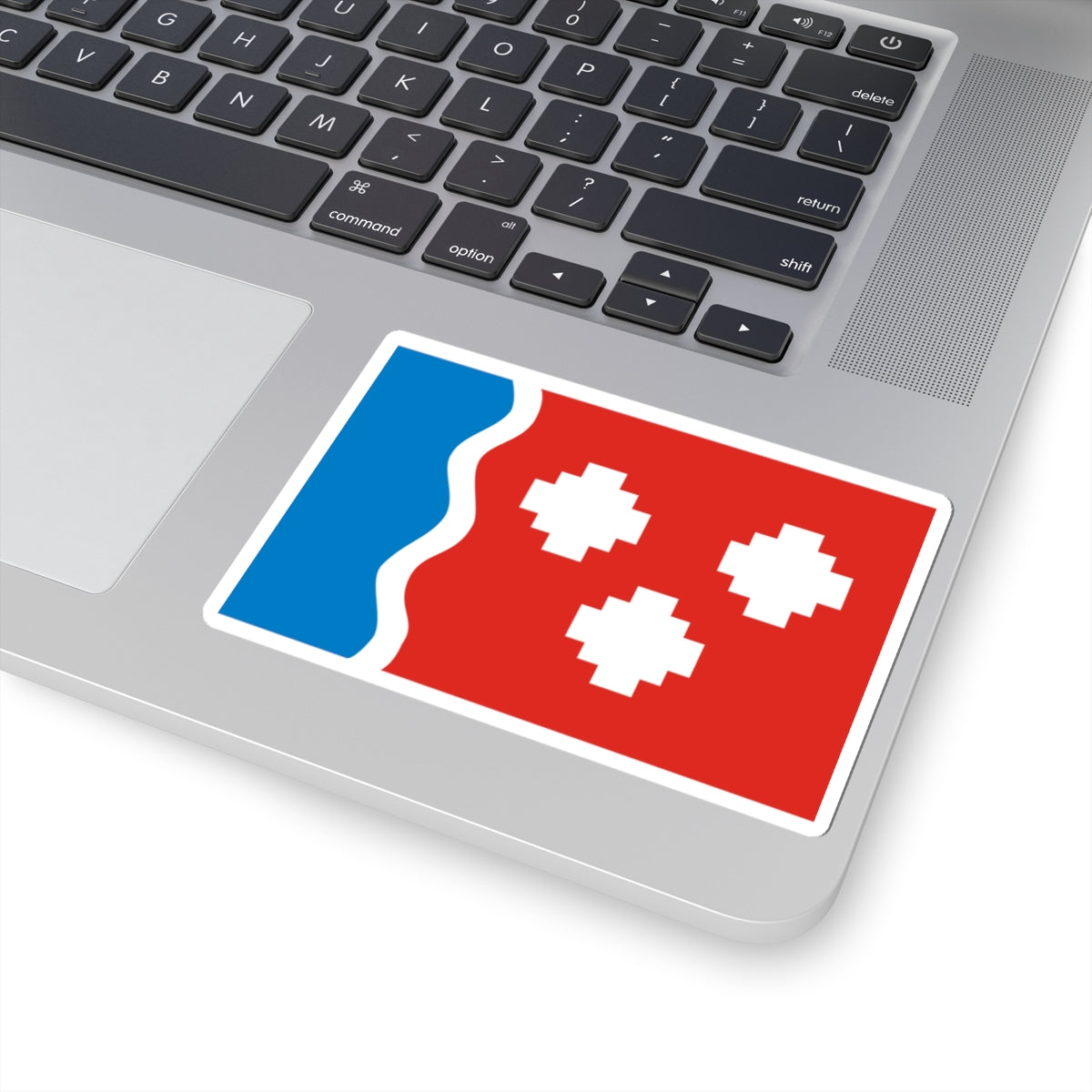 Flag of Kommunar Leningrad oblast (Russia) STICKER Vinyl Kiss-Cut Decal