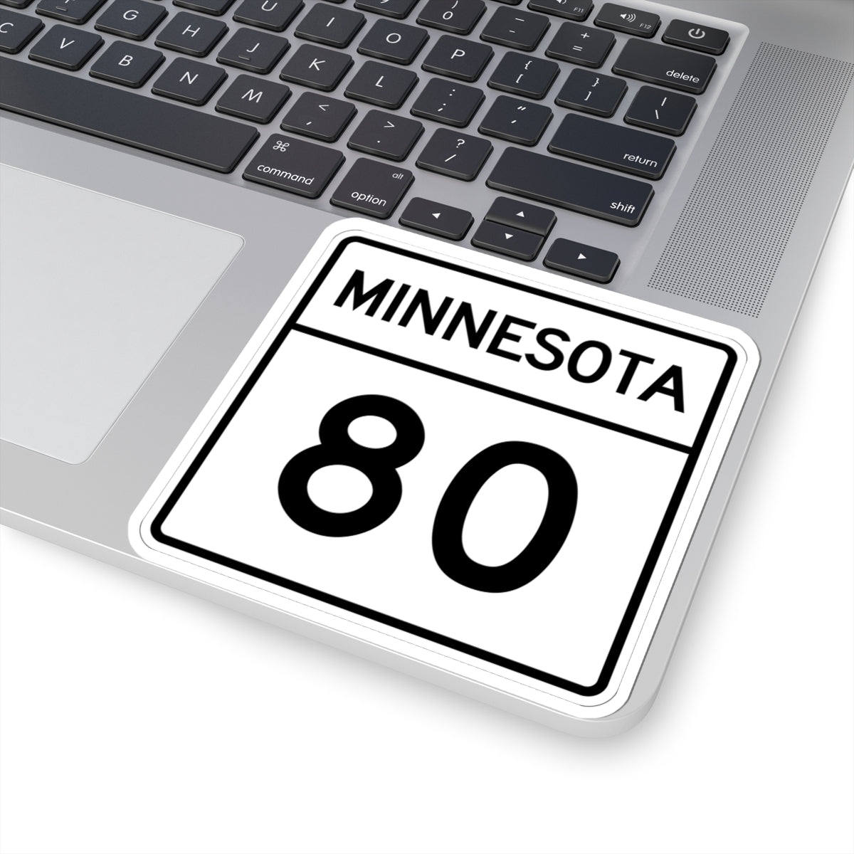 MN-80 1948 (Minnesota) (Road Sign) STICKER Vinyl Kiss-Cut Decal