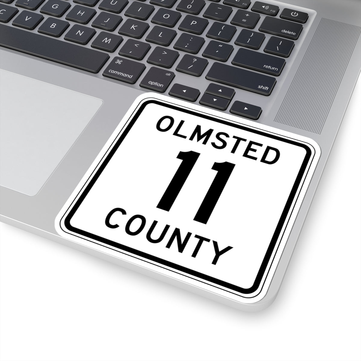 Olmsted County Route 11 (Minnesota) (Road Sign) STICKER Vinyl Kiss-Cut Decal