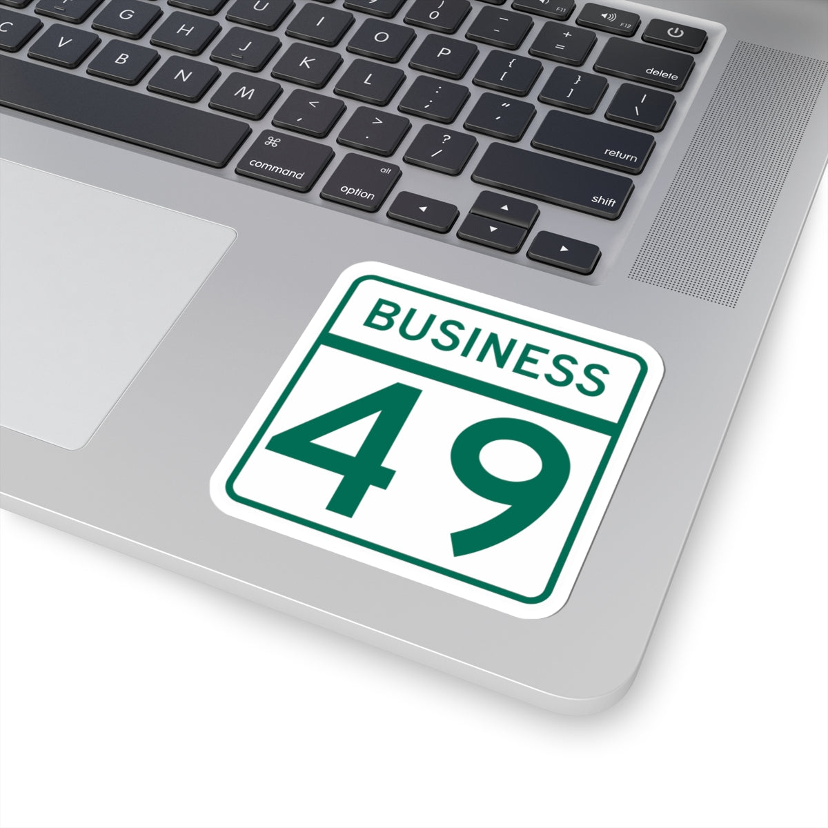 MD Route 49 Business (Maryland) (Road Sign) STICKER Vinyl Kiss-Cut Decal