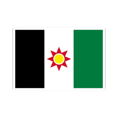 Flag of Iraq 1959-1963 3-2 (Iraq) STICKER Vinyl Kiss-Cut Decal