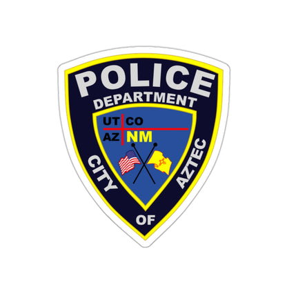 Aztec New Mexico Police Department - STICKER Vinyl Kiss-Cut Decal