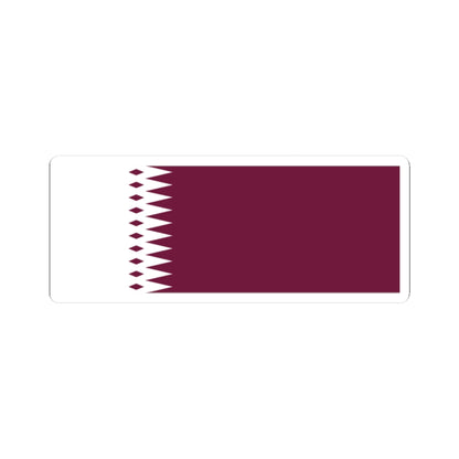 Flag of Qatar 1933-1936 (Qatar) STICKER Vinyl Kiss-Cut Decal