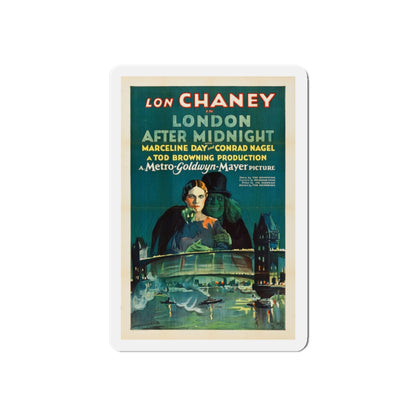 LONDON AFTER MIDNIGHT 1927 Movie Poster - Refrigerator Magnet-4" x 4"-The Sticker Space