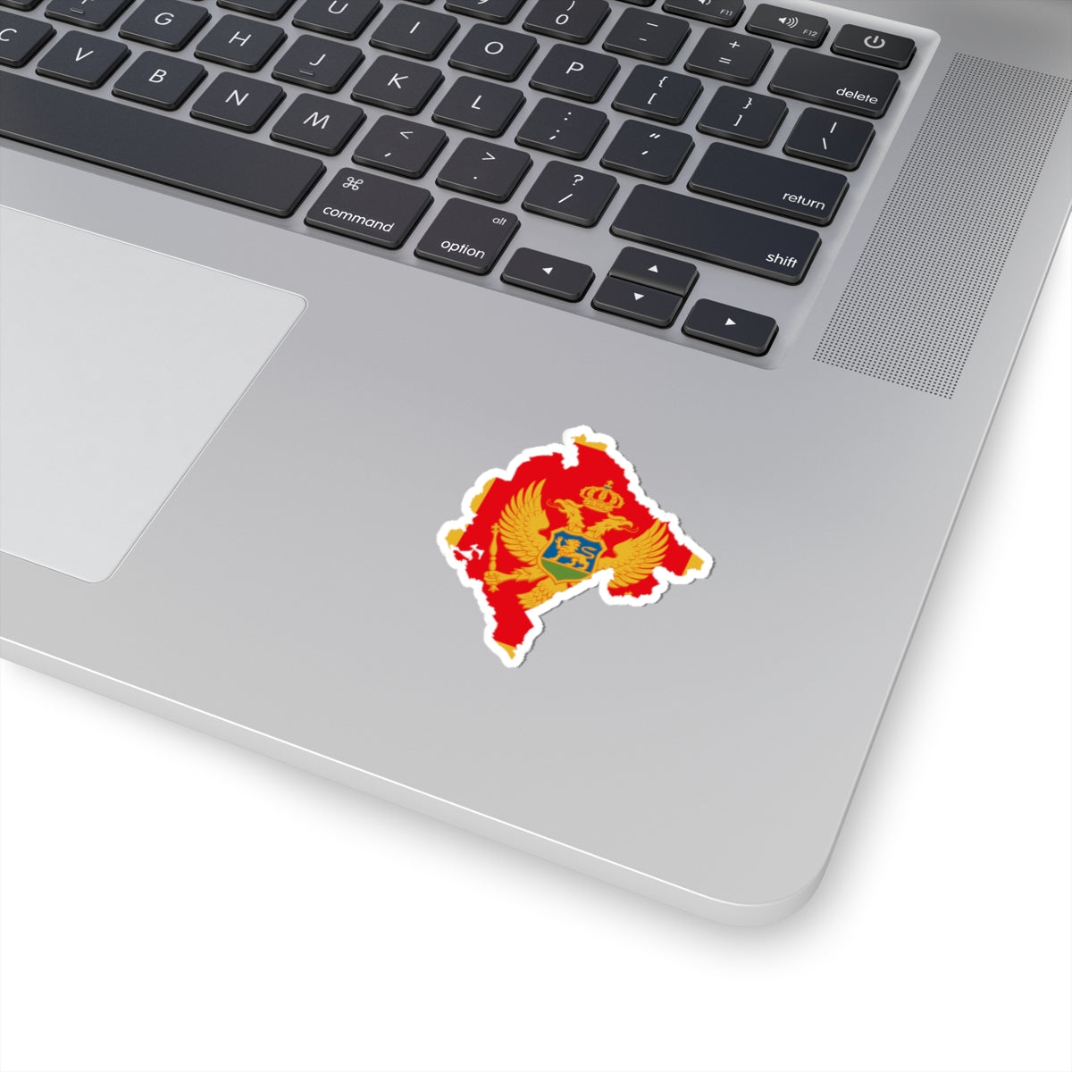 Flag map of Montenegro (Montenegro) STICKER Vinyl Kiss-Cut Decal