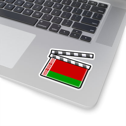 Belarus film clapperboard (Belarus) STICKER Vinyl Kiss-Cut Decal
