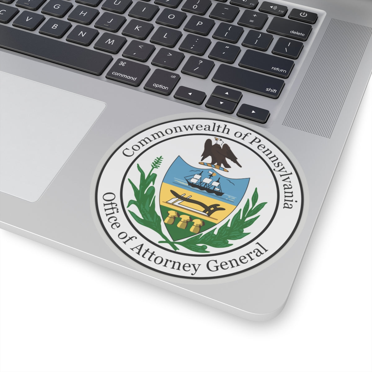 Seal of the Attorney General of Pennsylvania - STICKER Vinyl Kiss-Cut Decal