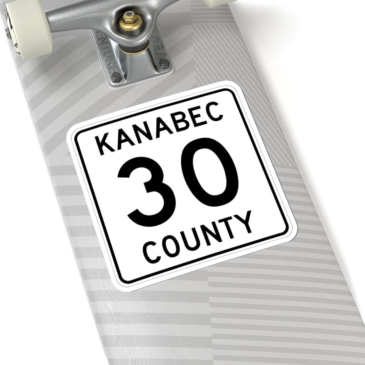 Kanabec County 30 MN (Minnesota) (Road Sign) STICKER Vinyl Kiss-Cut Decal