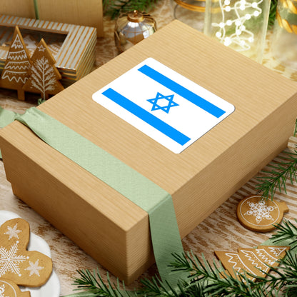 Flag of Israel Sky Blue (Israel) STICKER Vinyl Kiss-Cut Decal