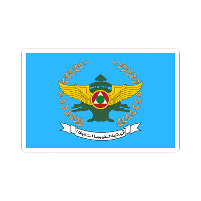 Flag of the Lebanese Air Force (Lebanon) STICKER Vinyl Kiss-Cut Decal