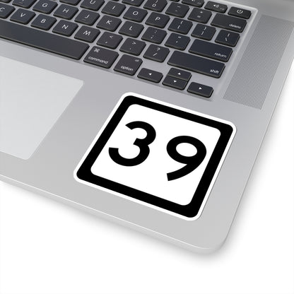 WV-39 (Virginia) (Road Sign) STICKER Vinyl Kiss-Cut Decal