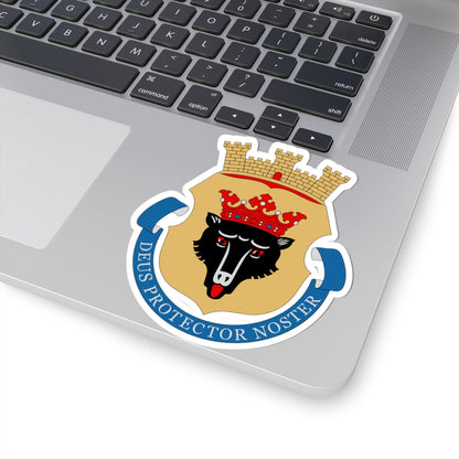 Porin vaakuna (Finland) (Coat of Arms) STICKER Vinyl Kiss-Cut Decal