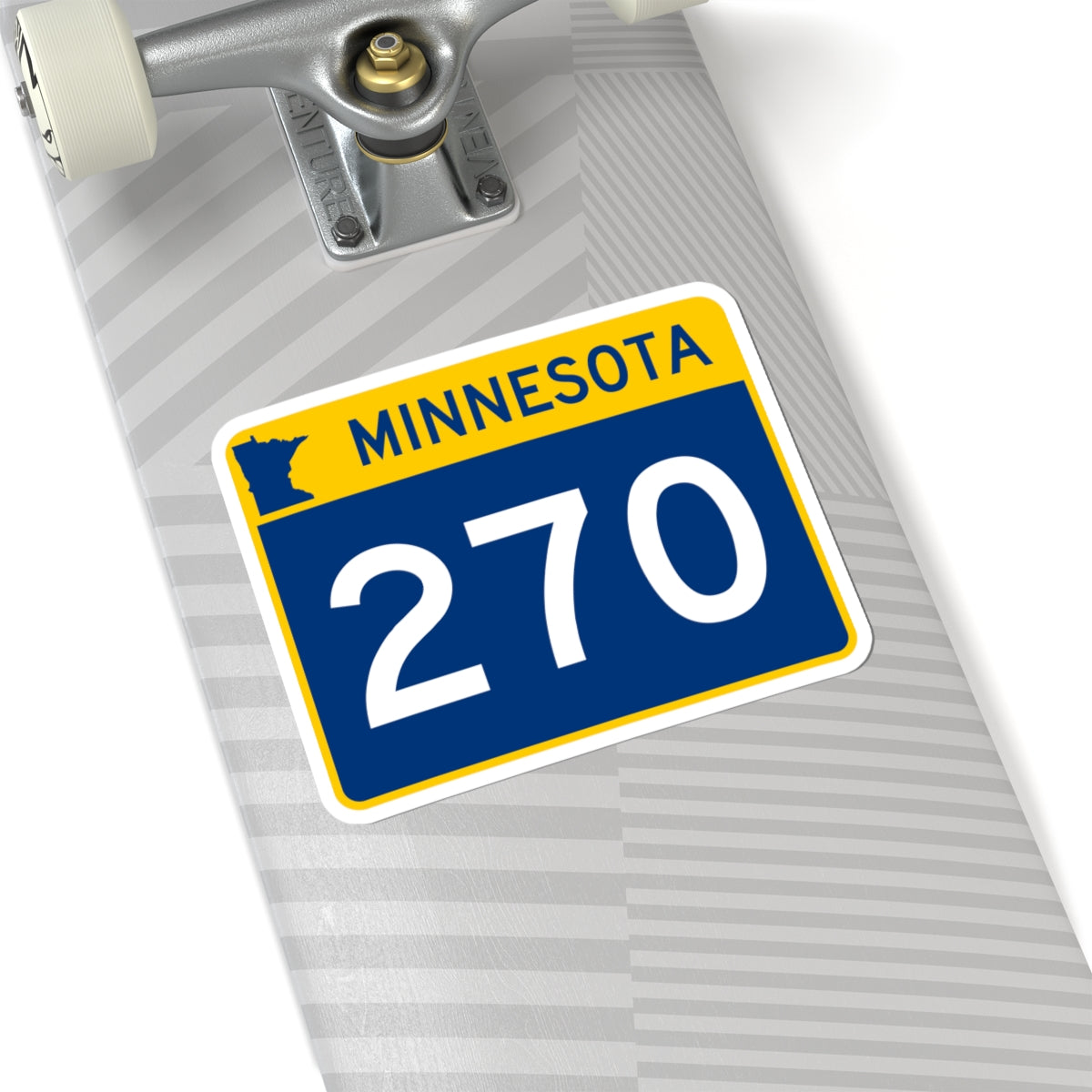 MN-270 wide (Minnesota) (Road Sign) STICKER Vinyl Kiss-Cut Decal