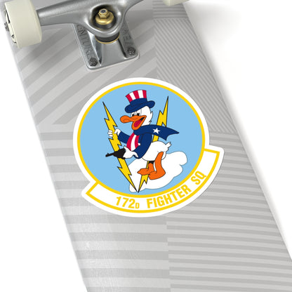 172 Fighter Squadron (U.S. Air Force) STICKER Vinyl Kiss-Cut Decal-The Sticker Space