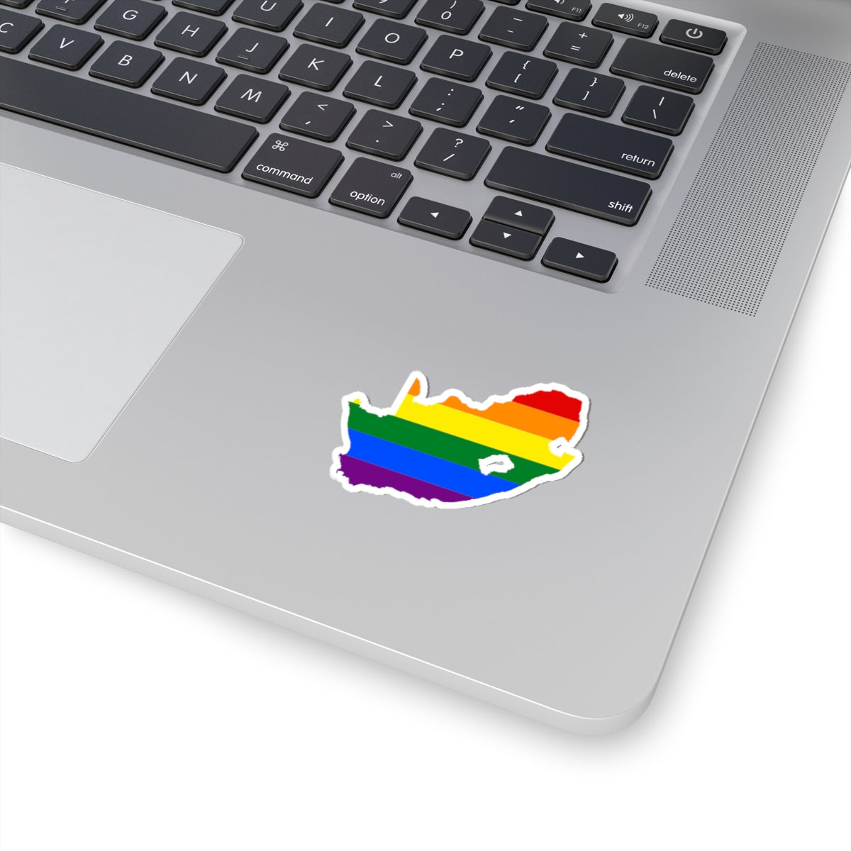 LGBT flag map of South Africa (South Africa) STICKER Vinyl Kiss-Cut Decal