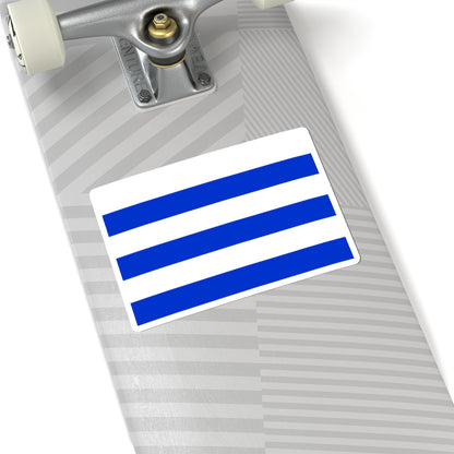 Flag of Dunkirk (France) STICKER Vinyl Kiss-Cut Decal