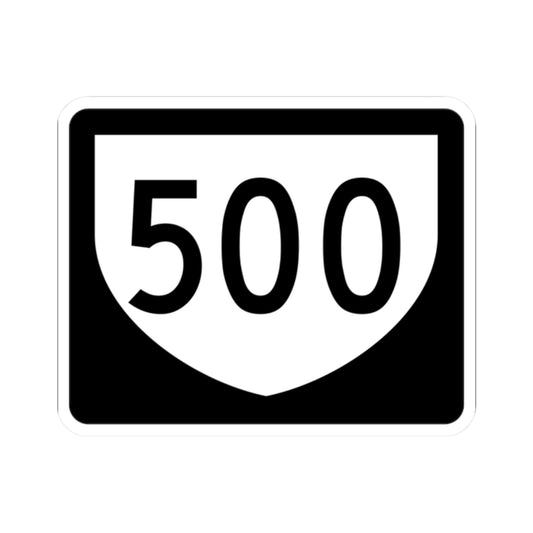 PR urban primary 500 (Puerto Rico) (Road Sign) STICKER Vinyl Kiss-Cut Decal