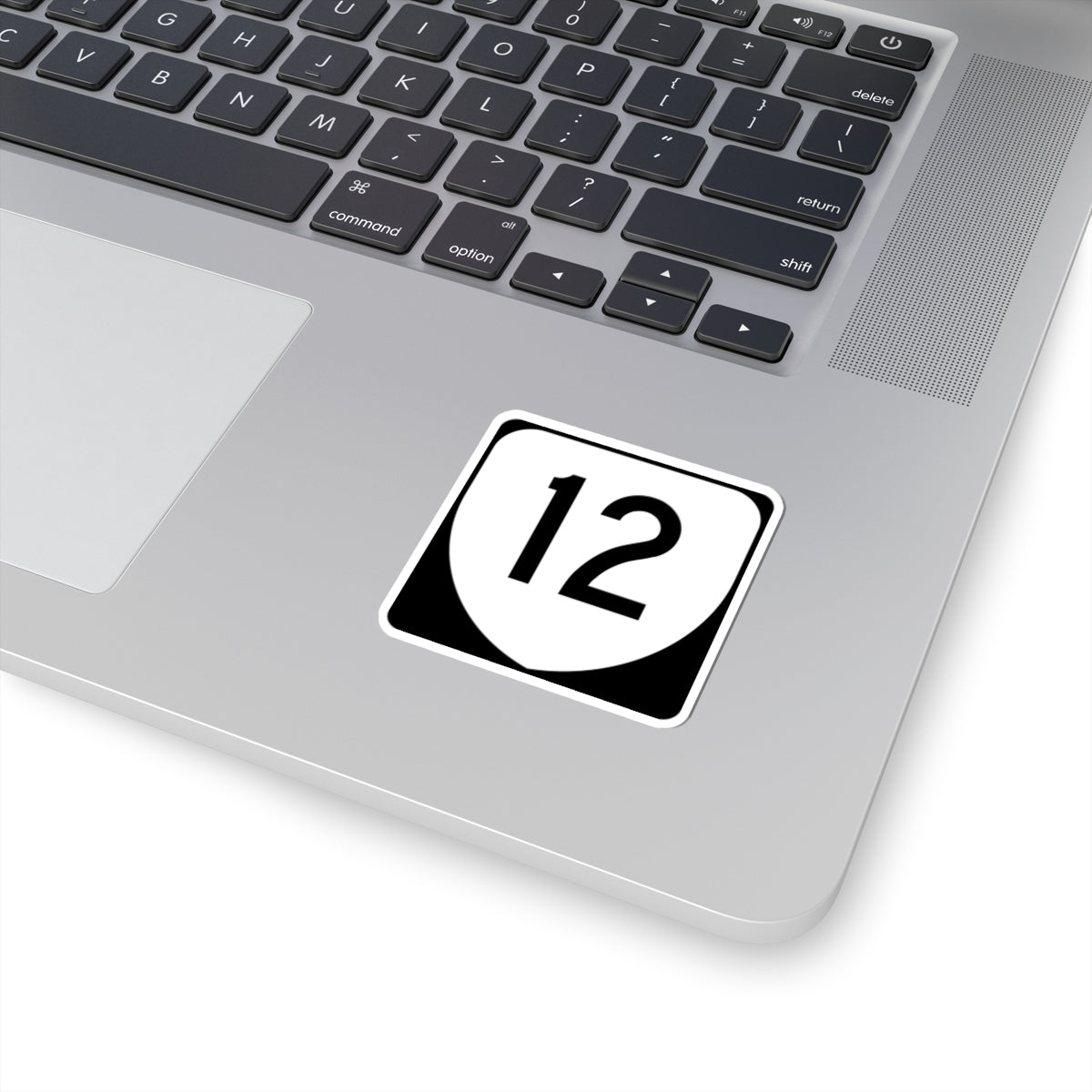 Virginia 12 (Virginia) (Road Sign) STICKER Vinyl Kiss-Cut Decal