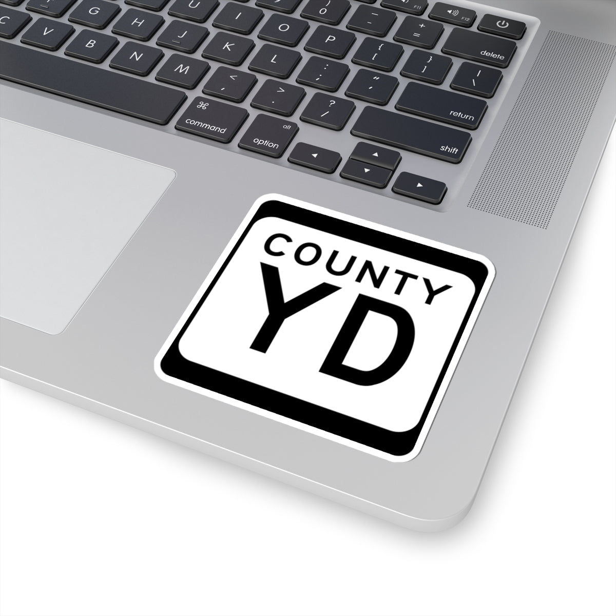 WIS County YD (Wisconsin) (Road Sign) STICKER Vinyl Kiss-Cut Decal