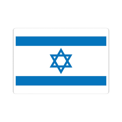 Flag of Israel Pale Blue 3-2 (Israel) STICKER Vinyl Kiss-Cut Decal