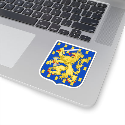 Arms of the Kingdom of the Netherlands (Netherlands) (Coat of Arms) STICKER Vinyl Kiss-Cut Decal