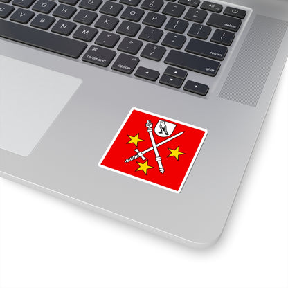 CHE Pleigne Flag (Switzerland) STICKER Vinyl Kiss-Cut Decal