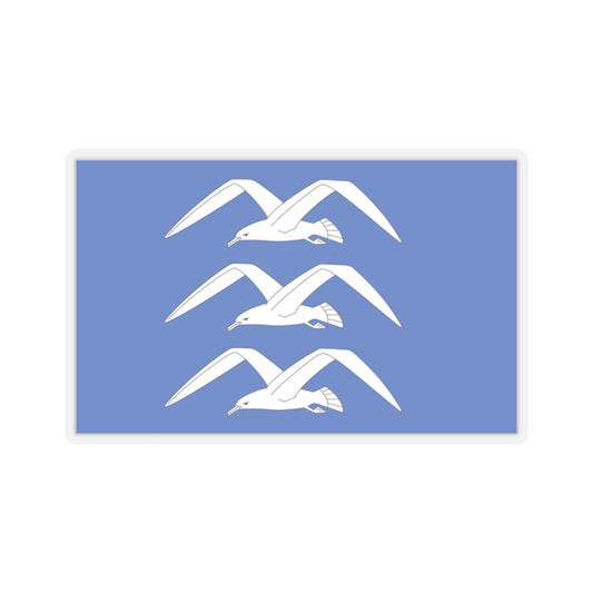 Flag of Haugesund Rogaland Norway - STICKER Vinyl Kiss-Cut Decal