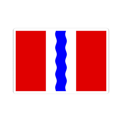 Flag of Omsk Oblast (Russia) STICKER Vinyl Kiss-Cut Decal