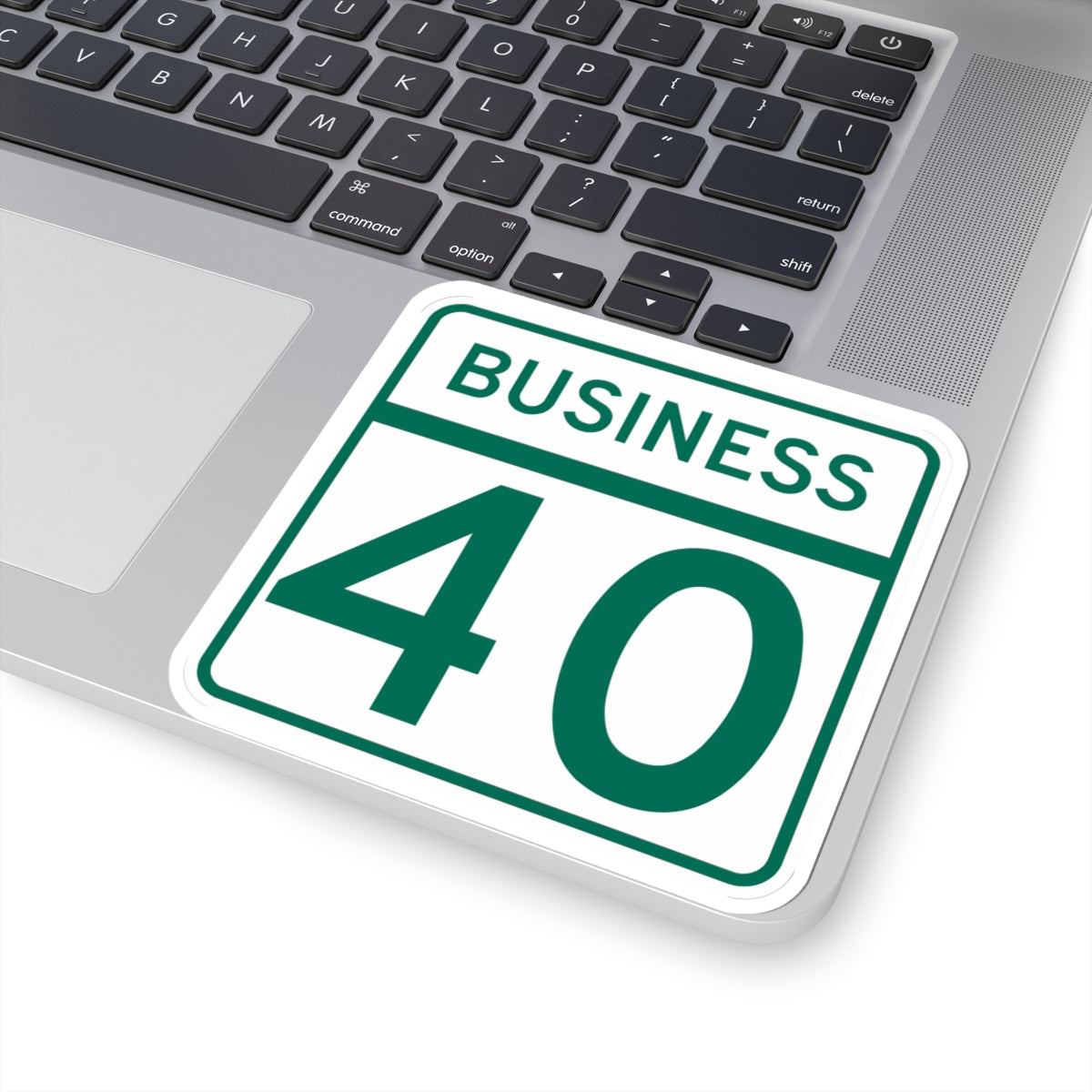 MD Route 40 Business (Maryland) (Road Sign) STICKER Vinyl Kiss-Cut Decal