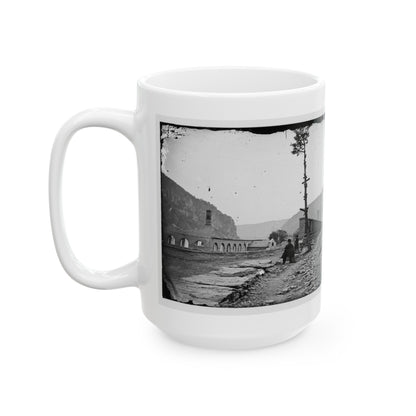 Harper's Ferry, W. Va. Ruins Of Arsenal (U.S. Civil War) White Coffee Mug