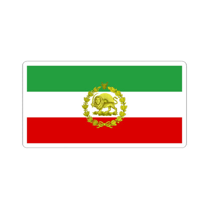 Post-constitutional Revolution War Flag of Persia (Iran) STICKER Vinyl Kiss-Cut Decal