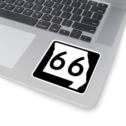 MO-66 (Missouri) (Road Sign) STICKER Vinyl Kiss-Cut Decal