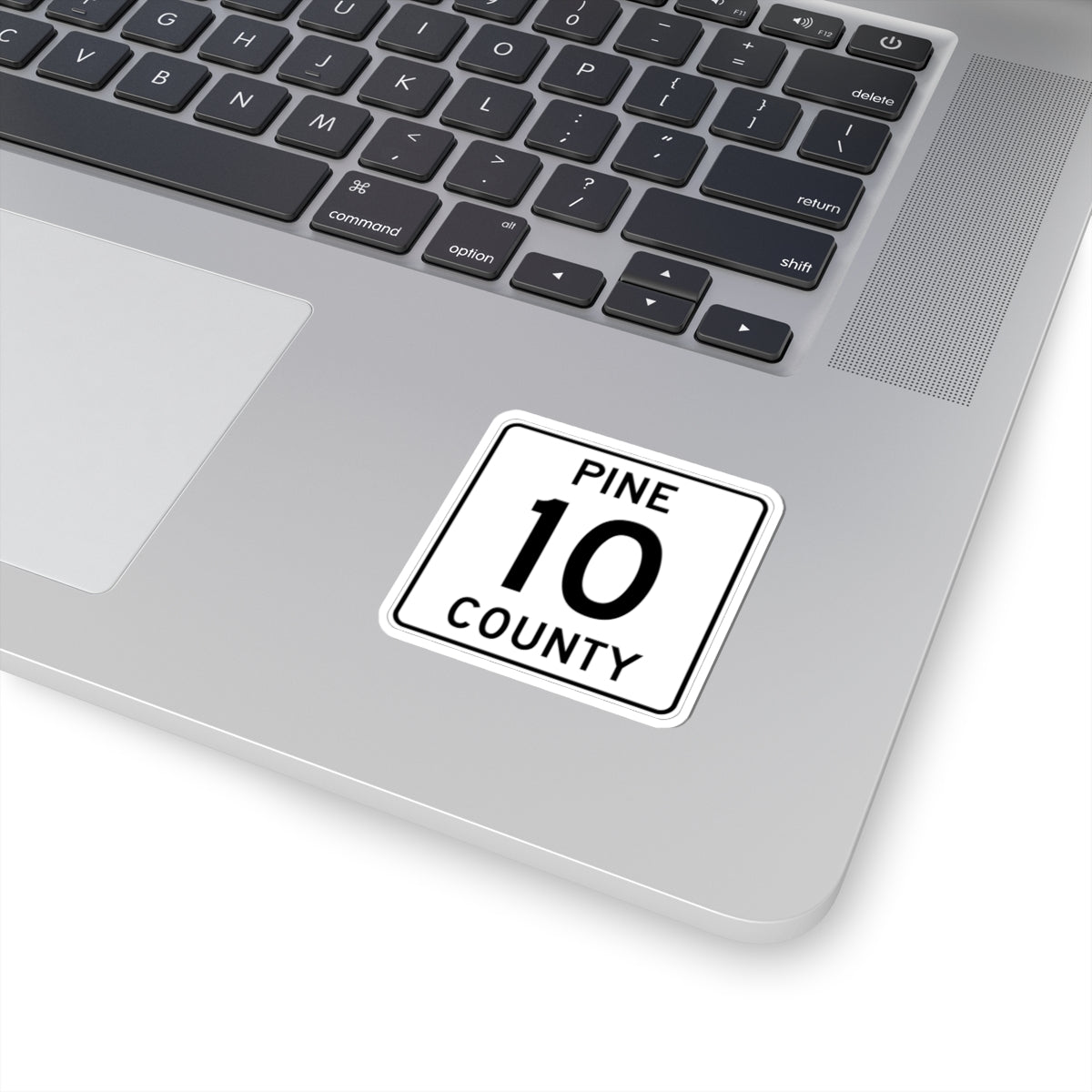 Pine County Route 10 MN (Minnesota) (Road Sign) STICKER Vinyl Kiss-Cut Decal
