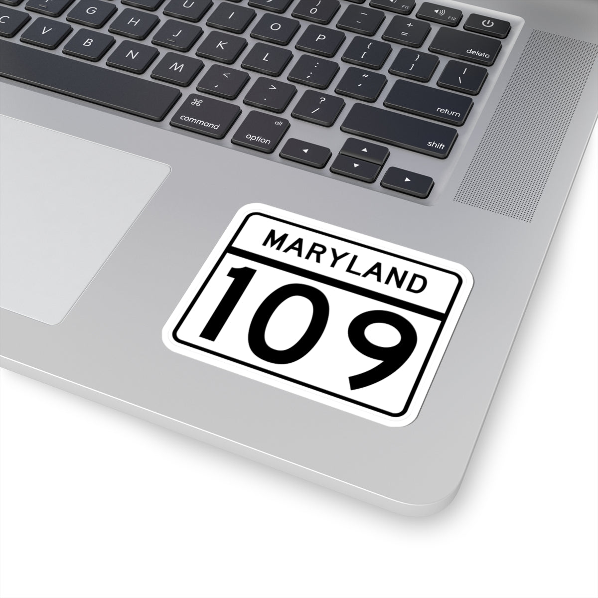 MD Route 109 (Maryland) (Road Sign) STICKER Vinyl Kiss-Cut Decal