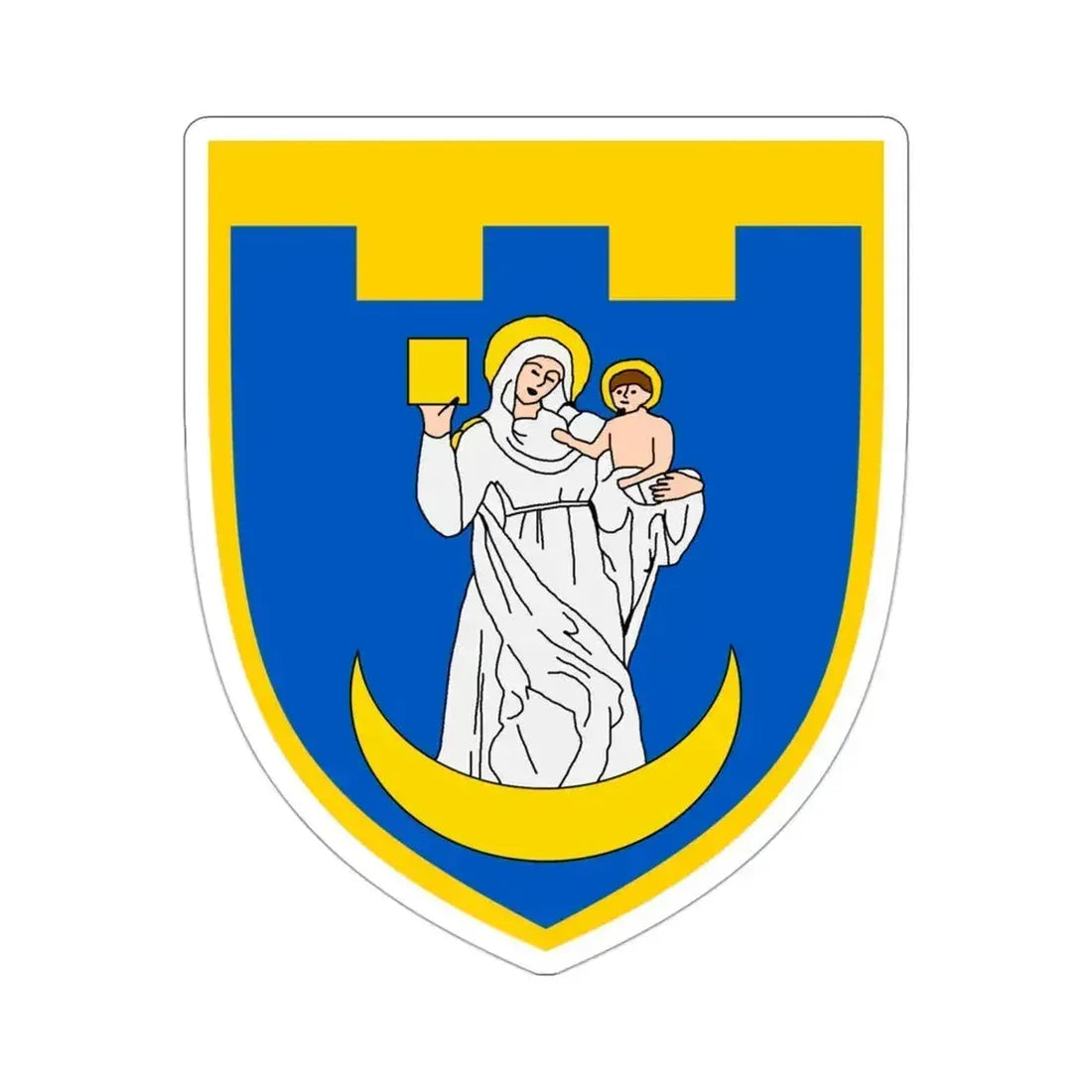 117th Territorial Brigade Badge (Ukraine) STICKER Vinyl Die-Cut Decal 3 Inch - The Sticker Space