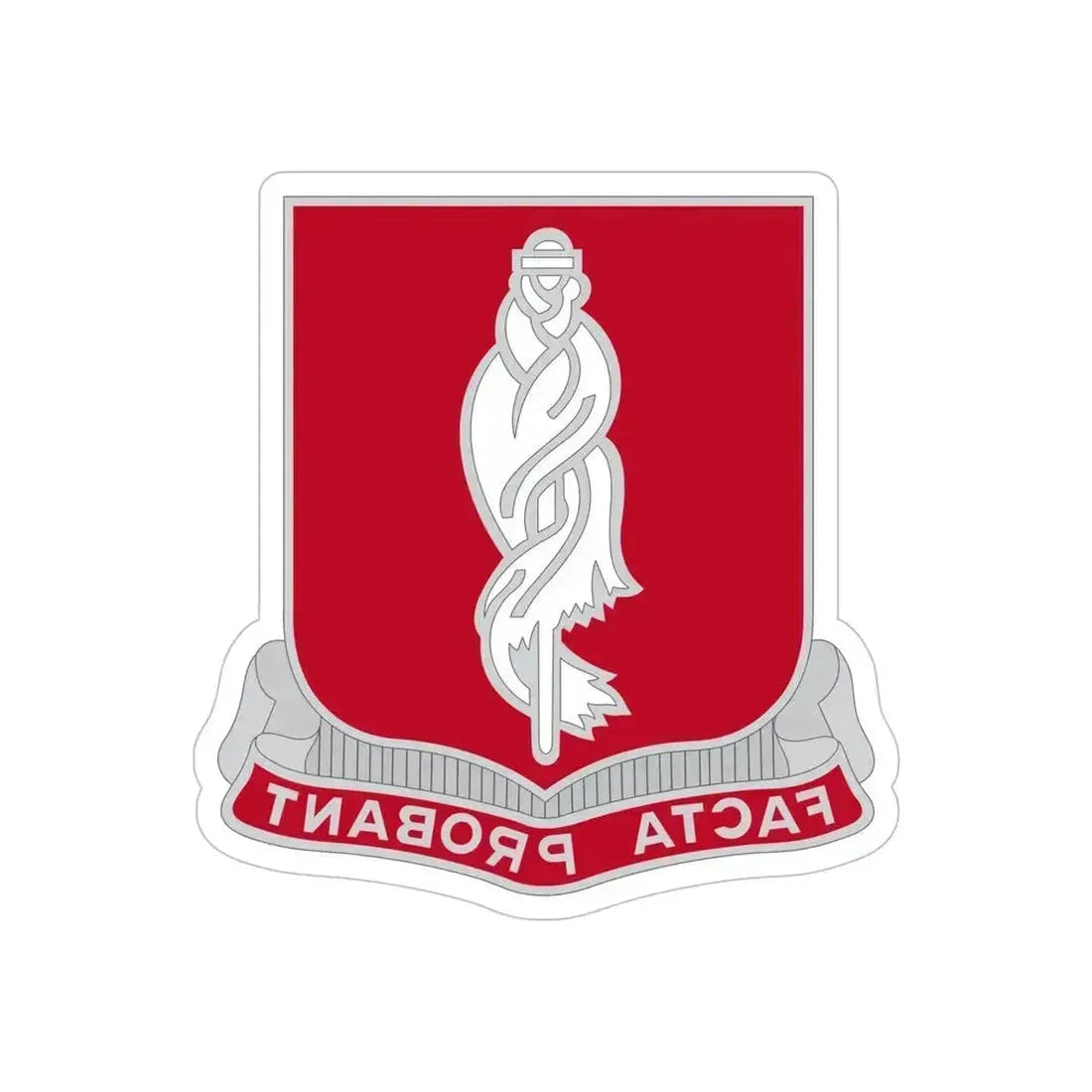 118 Military Police Battalion (U.S. Army) REVERSE PRINT Transparent Die-Cut STICKER 6 Inch Die-Cut Transparent - The Sticker Space