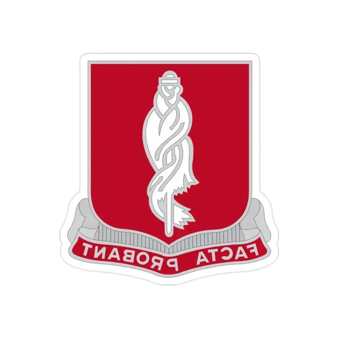 118 Military Police Battalion (U.S. Army) REVERSE PRINT Transparent Die-Cut STICKER - The Sticker Space