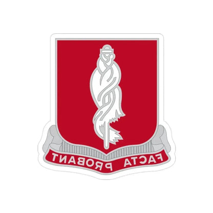 118 Military Police Battalion (U.S. Army) REVERSE PRINT Transparent Die-Cut STICKER - The Sticker Space