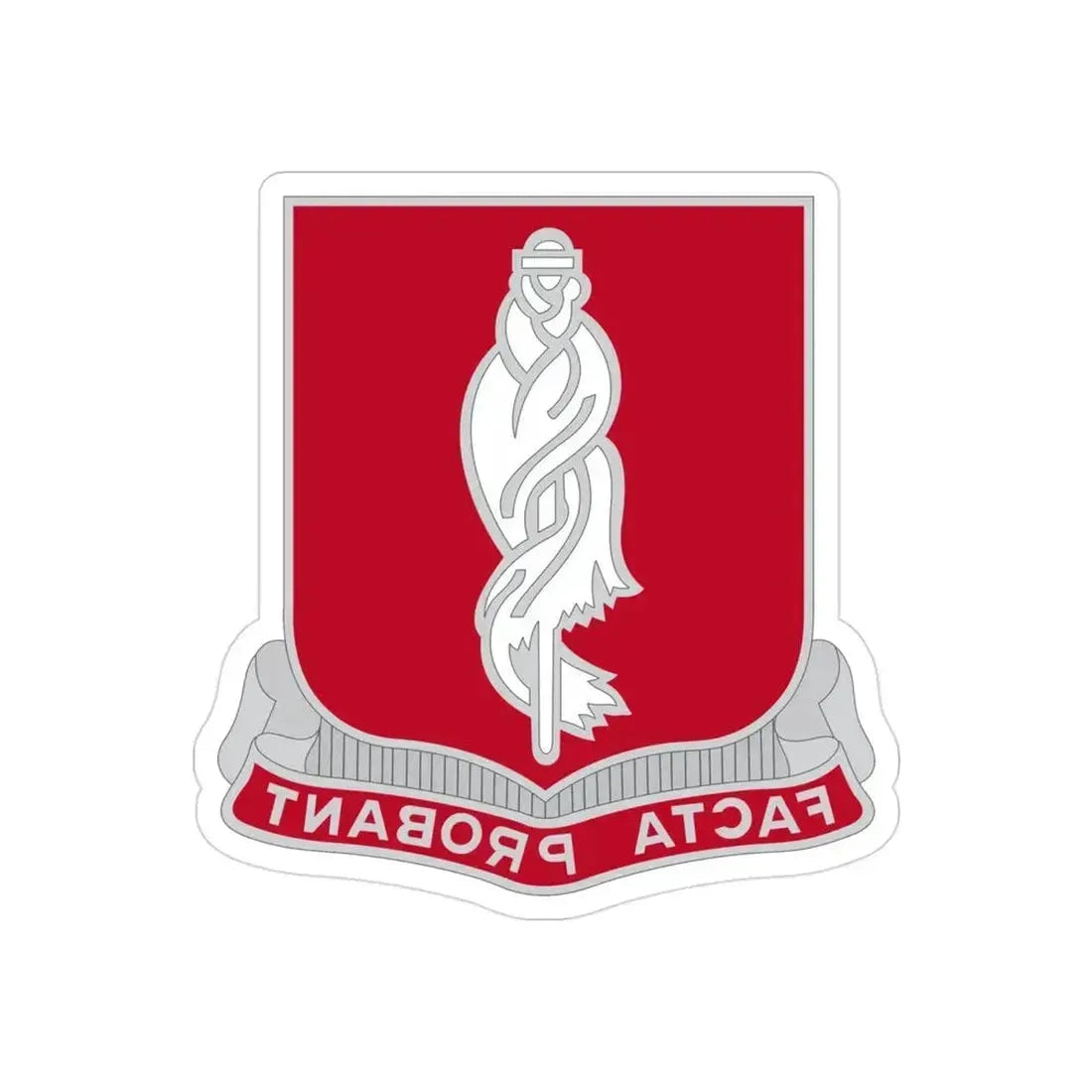 118 Military Police Battalion (U.S. Army) REVERSE PRINT Transparent Die-Cut STICKER - The Sticker Space