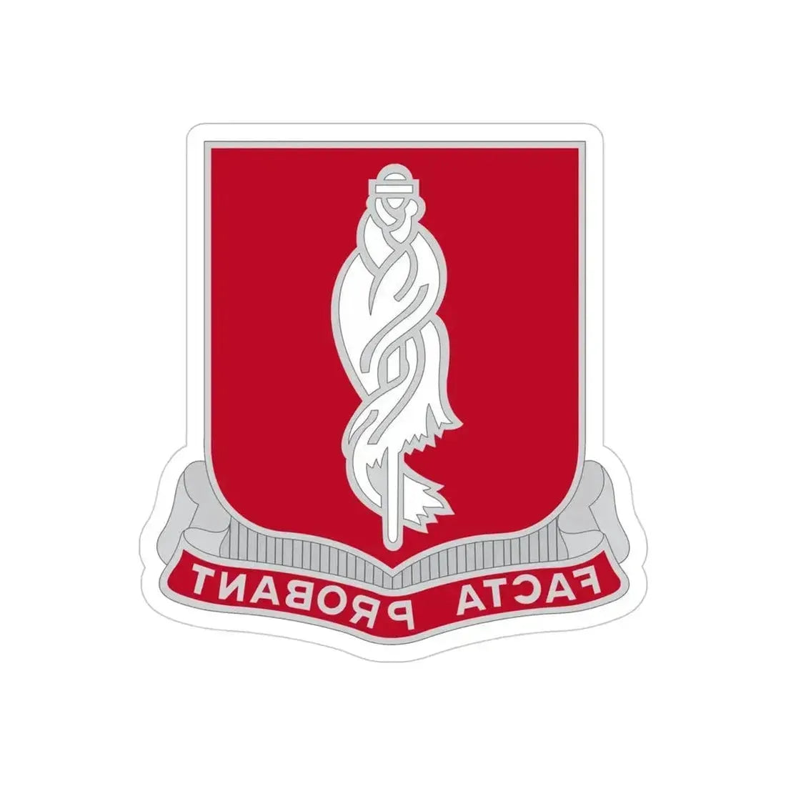 118 Military Police Battalion (U.S. Army) REVERSE PRINT Transparent Die-Cut STICKER - The Sticker Space