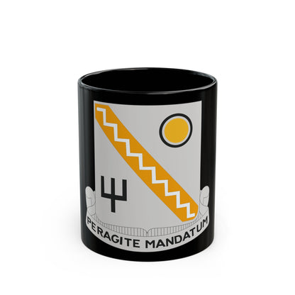 118 Signal Battalion (U.S. Army) Black Coffee Mug-11oz-The Sticker Space