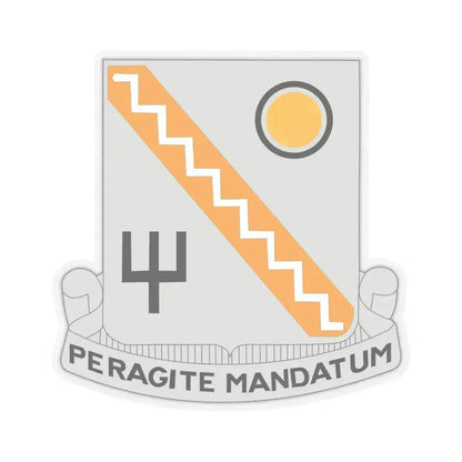 118 Signal Battalion (U.S. Army) STICKER Vinyl Kiss-Cut Decal 3 Inch Transparent - The Sticker Space