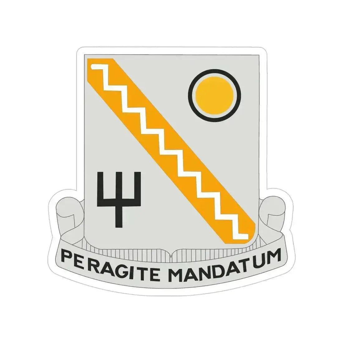 118 Signal Battalion (U.S. Army) Transparent STICKER Die-Cut Vinyl Decal 5 Inch - The Sticker Space